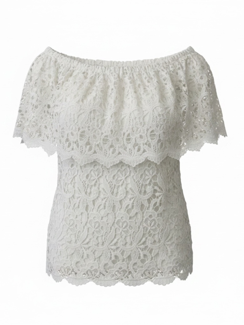 Marks & Spencer White Lace Off-the-Shoulder Camisole